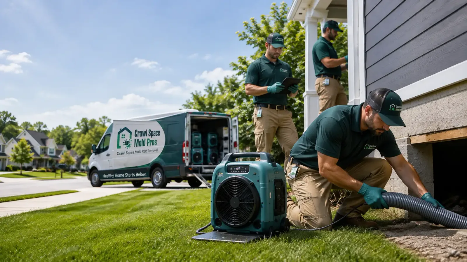 Crawl Space Mold Removal in Chelmsford, MA